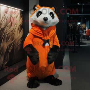 Orange Badger mascotte...