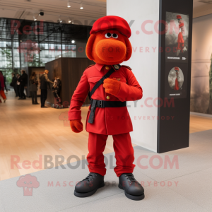 Red Commando mascotte...