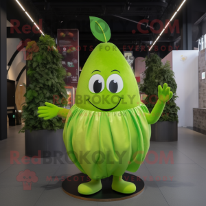 Lime Green Pear mascotte...