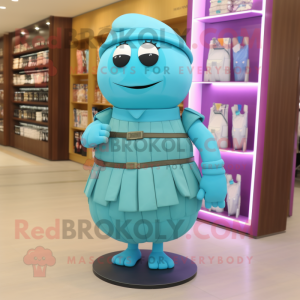 Cyan Granat maskot...