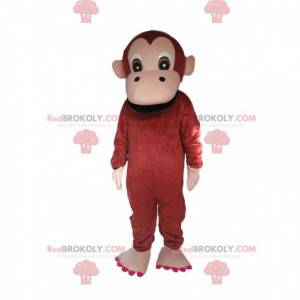 Maskot opice s mega úsměvem - Redbrokoly.com