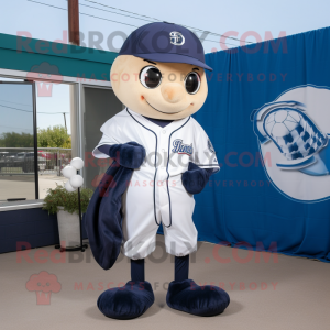 Navy Baseball Ball maskot...