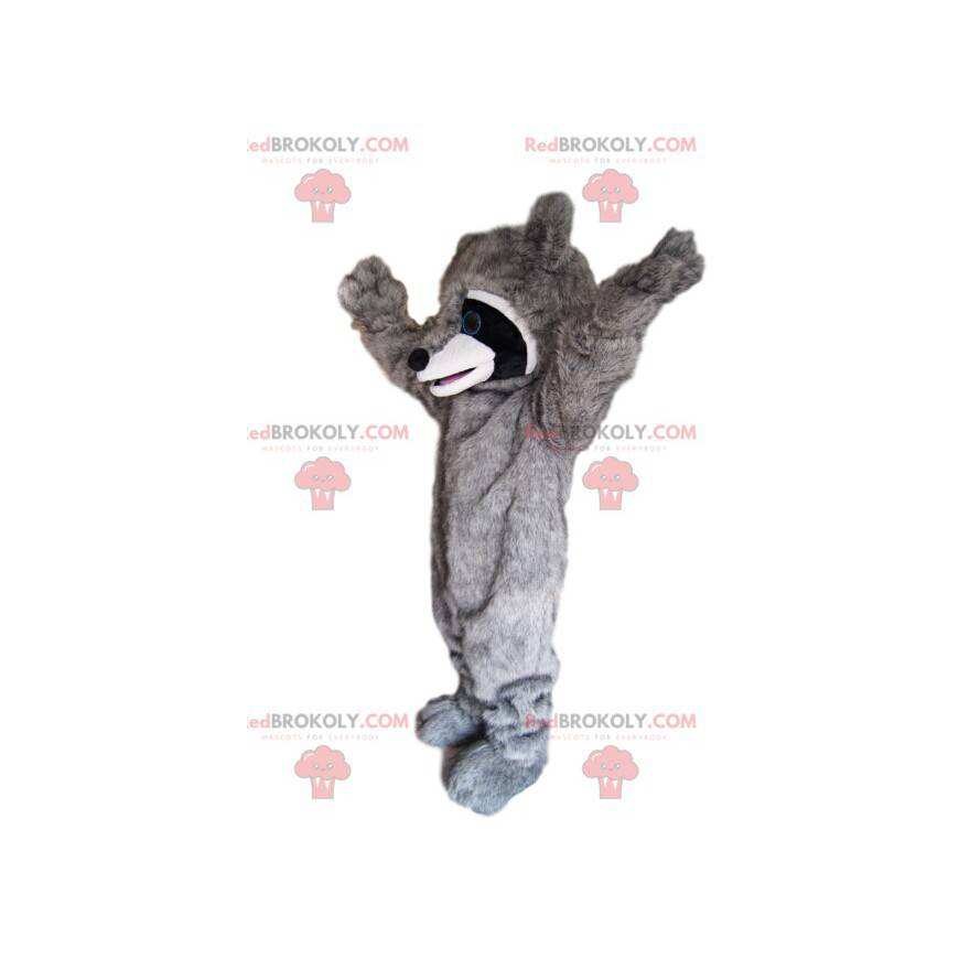 Very enthusiastic raccoon mascot! - Redbrokoly.com