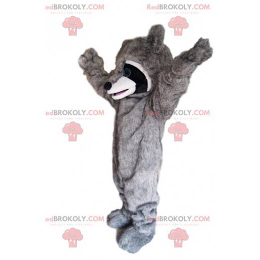 ¡Mascota mapache muy entusiasta! - Redbrokoly.com