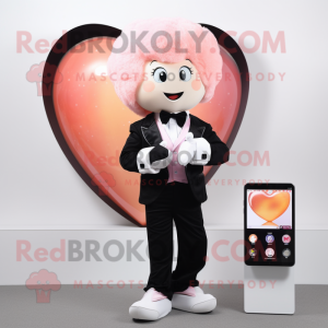 Pfirsich-Amor Maskottchen...