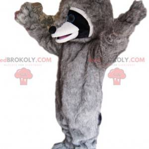 Very enthusiastic raccoon mascot! - Redbrokoly.com