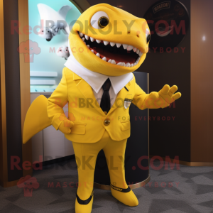 Yellow Shark mascotte...