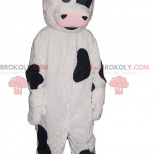 Mascota de vaca en blanco y negro - Redbrokoly.com