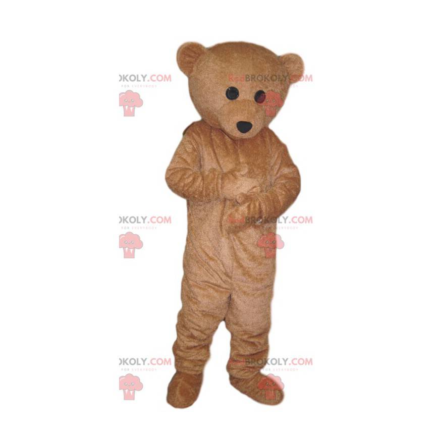 Mascotte dell'orso bruno. Costume da orsacchiotto -