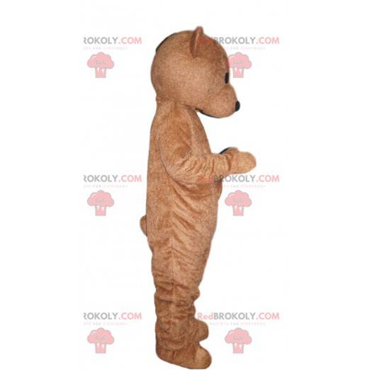 Mascotte dell'orso bruno. Costume da orsacchiotto -