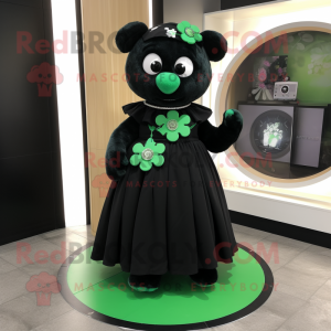 Black Four Leaf Clover...