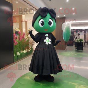 Black Four Leaf Clover...