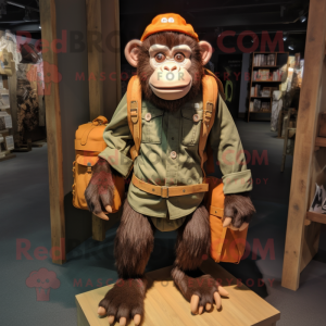 Rust Chimpansee mascotte...