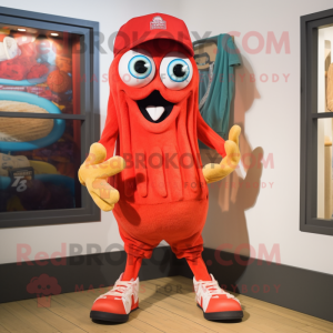 Red Fried Calamari mascotte...