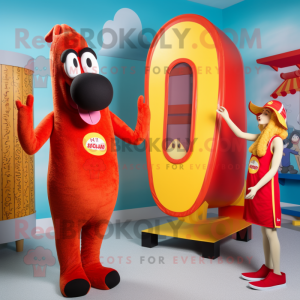 Red Hot Dogs maskot kostume...