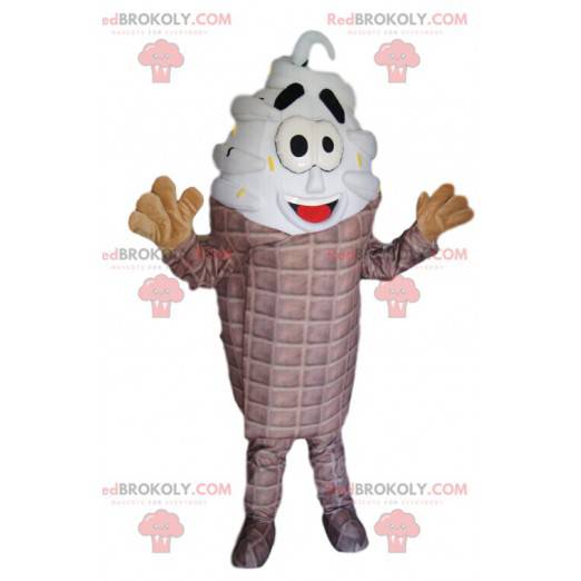 Smakfull og smilende maskot til iskrem - Redbrokoly.com