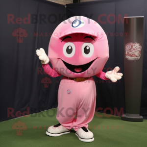 Rosa baseballball maskot...