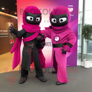 Magenta Ninja maskot...