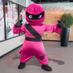 Magenta Ninja maskot...