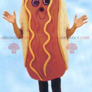 Giant hot dog sandwich mascot - Redbrokoly.com