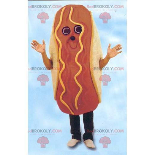Mascotte de sandwich de hot dog géant - Redbrokoly.com