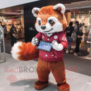 Kastanienbrauner Red-Panda...