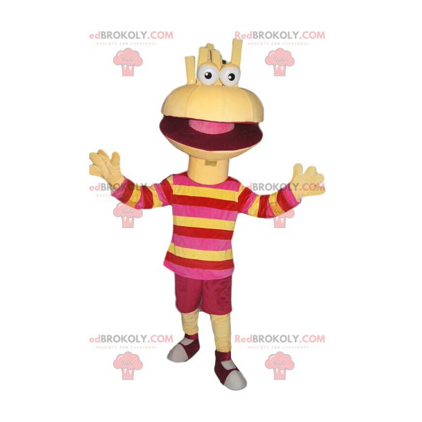 Funny character mascot with a big mouth - Farm Sizes L (175-180CM) Funny character mascot with a big mouth - Farm Sizes L (175-180CM)