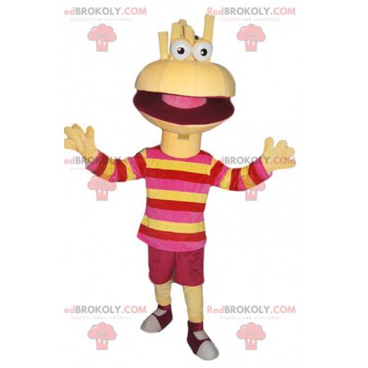 Funny character mascot with a big mouth - Redbrokoly.com