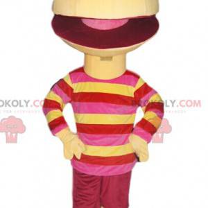 Sjov karakter maskot med en stor mund - Redbrokoly.com