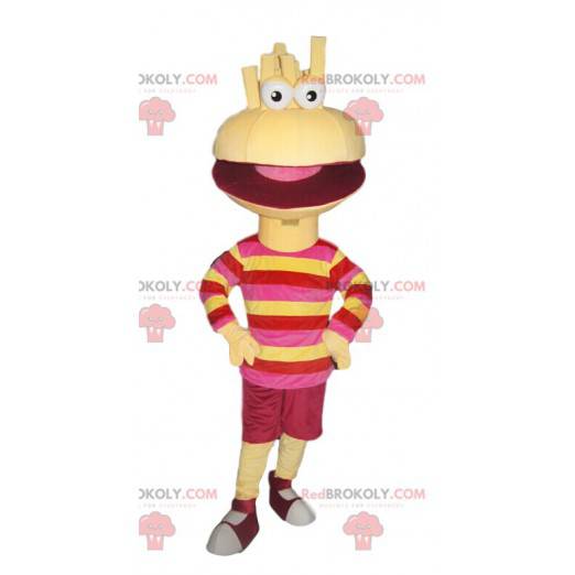 Funny character mascot with a big mouth - Redbrokoly.com