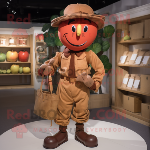 Rust Apple maskot drakt...