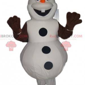 Mascot Olaf, muñeco de nieve feliz en Frozen - Redbrokoly.com