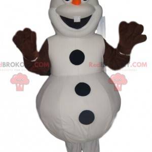 Mascote Olaf, feliz boneco de neve em Frozen - Redbrokoly.com