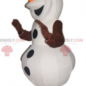 Mascot Olaf, muñeco de nieve feliz en Frozen - Redbrokoly.com