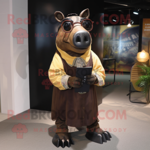 Rust Tapir maskot kostume...