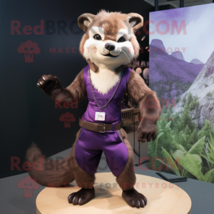 Purple Marten mascotte...