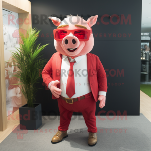 Red Sow mascotte kostuum...