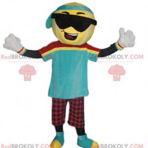 Bałwan maskotka z głową piłki tenisowej - Redbrokoly.com