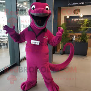 Magenta Titanoboa mascotte...