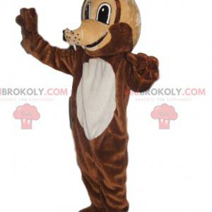 Zeer glimlachende wolfmascotte - Redbrokoly.com