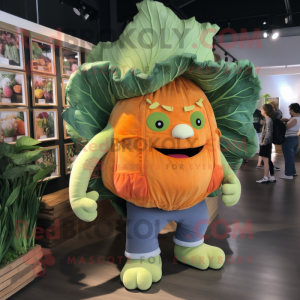 Orange Cabbage mascotte...