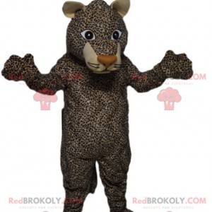Leopard mascot with a magnificent look! - Redbrokoly.com