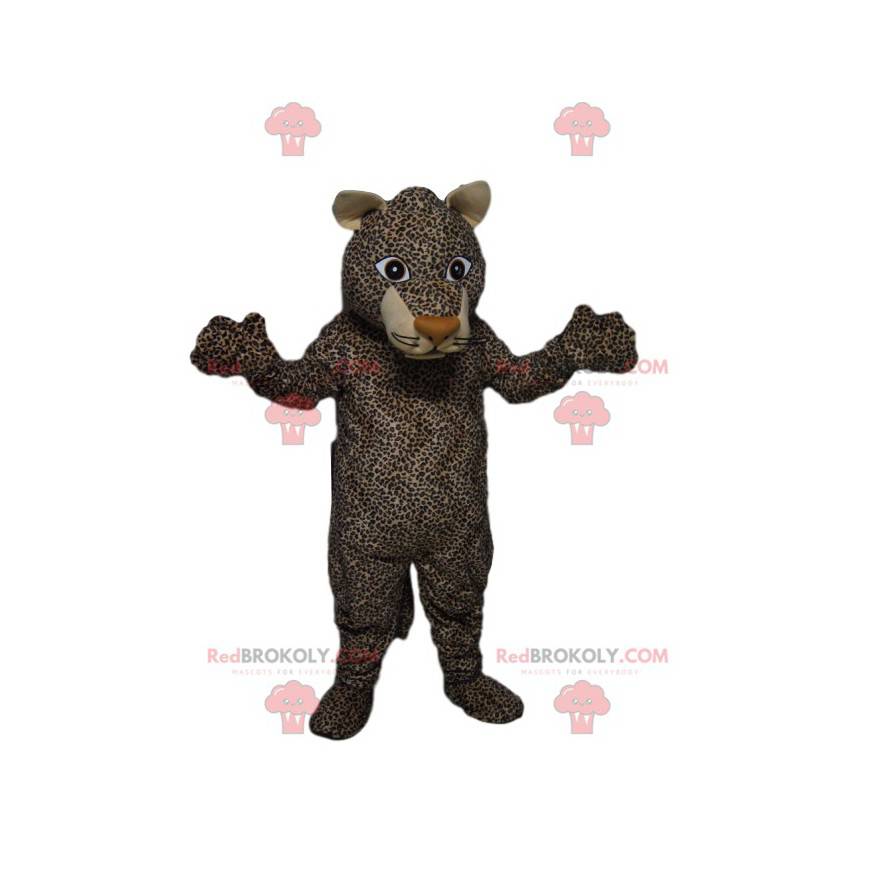 Leopardenmaskottchen mit einem herrlichen Aussehen! -