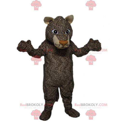 Leopardenmaskottchen mit einem herrlichen Aussehen! -