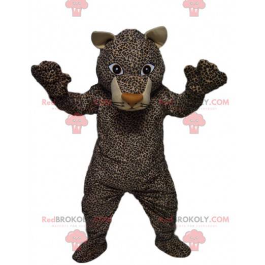 Leopardenmaskottchen mit einem herrlichen Aussehen! -