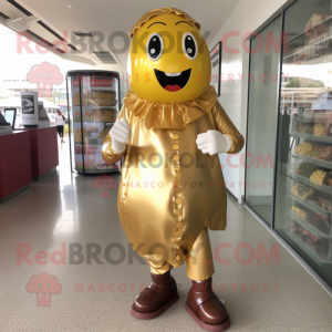 Gold Chocolates maskot...