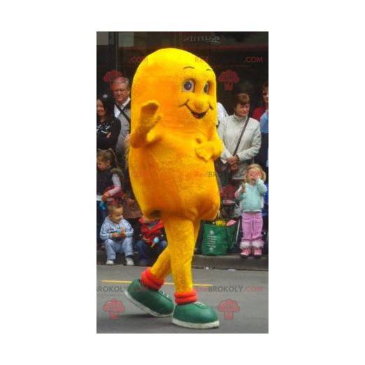 Reuze aardappel gele sneeuwpop mascotte - Redbrokoly.com
