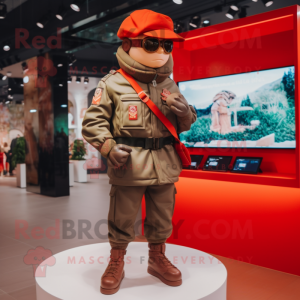 Red Army Soldier maskot...