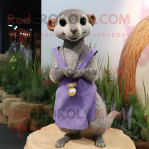 Lavendel Mongoose mascotte...