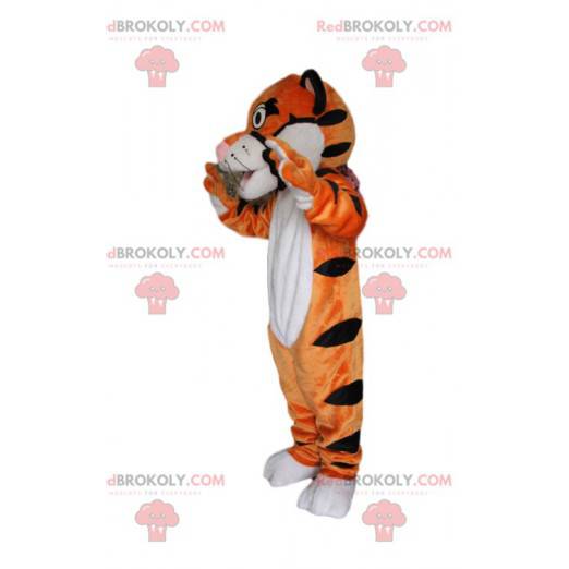 Very playful and cute tiger mascot - Redbrokoly.com